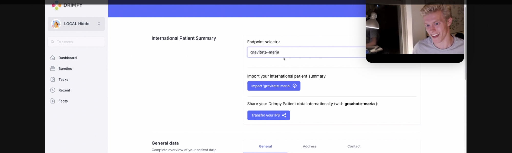 Drimpy Demo International Patient Summary (IPS)